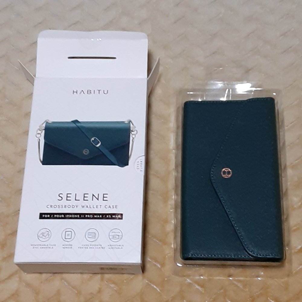 Habitu Selene Crossbody Wallet Case NIB for IPhone 11 Pro Max/XS Max.